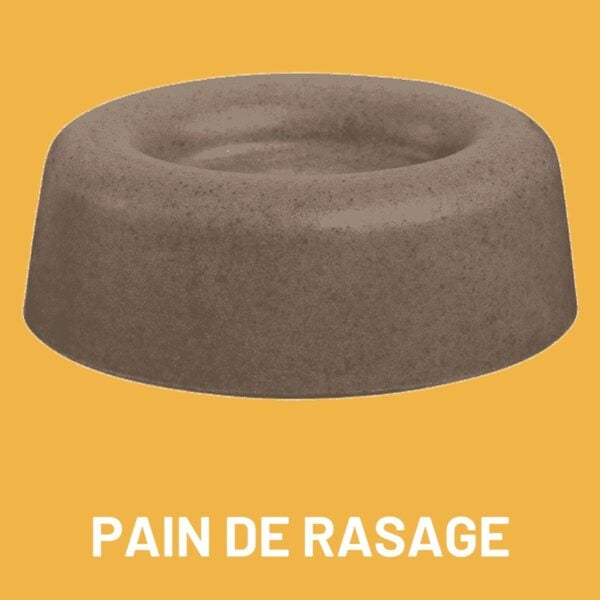 Pain de rasage solide, alternative à la mousse à raser, Wash Wash Cousin
